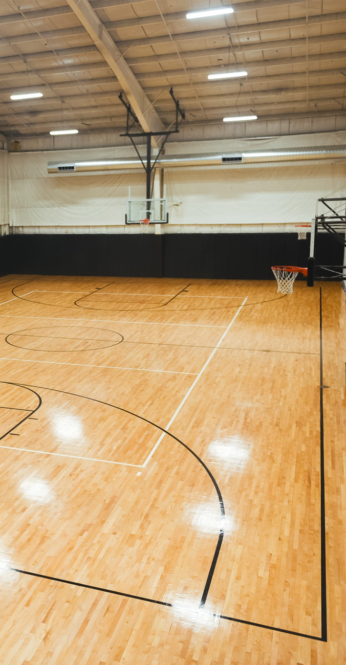 empty basketball court