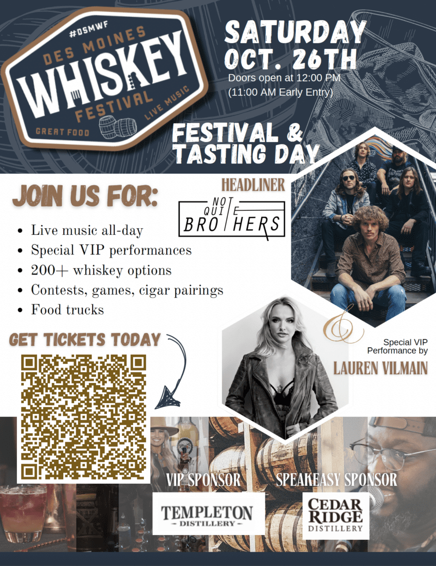 2025 Des Moines Whiskey Fest Horizon Events Center Oct 2526
